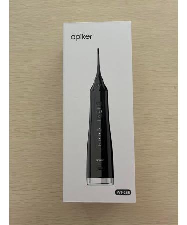 Apician Oral Shower - Wireless Electric Water Flosser with 3 Nozzles & 4 Modes | IPX7 Waterproof Tooth Cleaner | 310ml Water Tank - Black WT288 - Buy Online on GoSupps.com