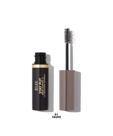 Milani Stay Put Brow Shaping Gel - Taupe (0.24 Fl. Oz.) | Cruelty-Free Long-Lasting Eyebrow Gel - Buy Online on GoSupps.com