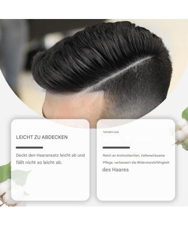  Pruojhw Thickening cream for fine hair - Thickening cream to cover roots - Natural fibers for instant volume - Buy Online on GoSupps.com