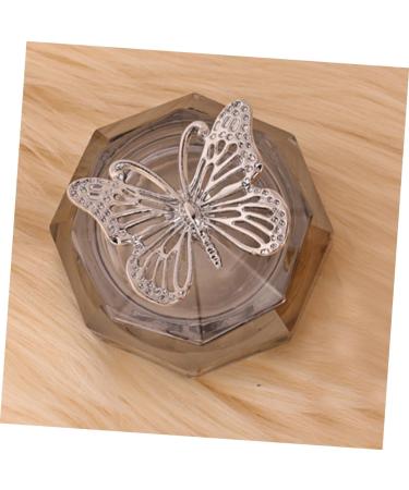 FRCOLOR Crystal Glass Manicure Cup Dappen Dish Zinc Alloy Nail Manicure Tools - Buy Online on GoSupps.com