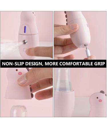 Baluue 2 Pcs Hydrating Instrument Hot Face Steaming Device Handheld Facial Sprayer Cool Mist Pink Abs - Buy Online on GoSupps.com