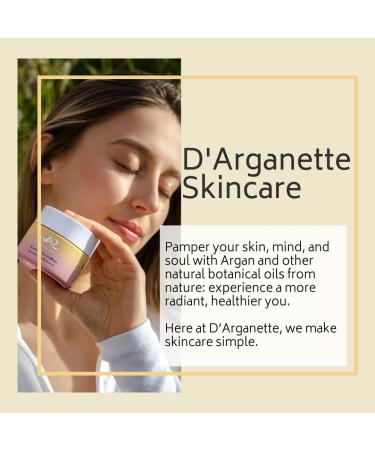 D Arganette Sunshine Glow Face Mask - Exfoliating Facial Scrub with Grapeseed Oil & Niacinamide | Hydrate Brighten & Smooth Skin | 3.4 oz Made in USA - Buy Online on GoSupps.com