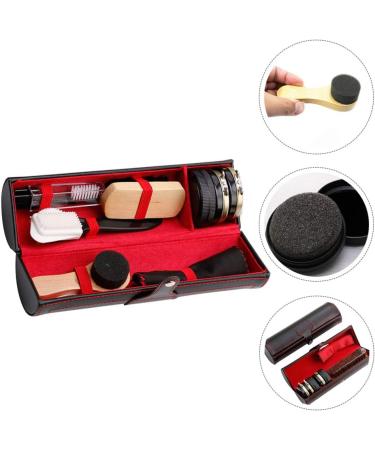 Holibanna Leather Shoe Cleaner Kit 1 Shoe Polish Care Suit Men's Shoes Travel Artificial Pu Leather Shoes Shoes Shine - Buy Online on GoSupps.com