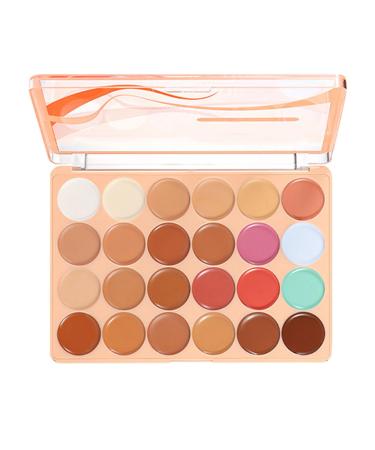 Gesichts Make Up Set - Cremige Concealer Konturfarben Feuchtigkeitsresistente Teintpalette | Gleichm ßige Abdeckung Farbintensit t Anpassungsvielfalt Highlightdefinition Hautveredelung Nutzungs
