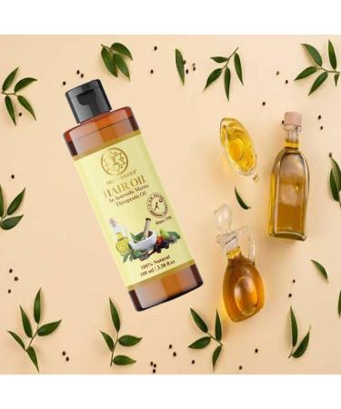 Buy C.V.N Kalari Nadakav Ayurvedic Hair Oil - 100% Natural Marma Therapeutic Oil - 100ml | International Shipping Available - Buy Online on GoSupps.com