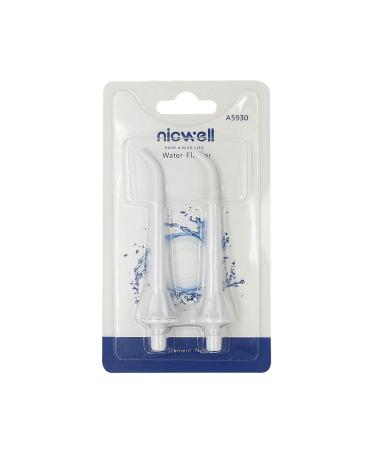Nicwell 2 PCS Replacement Classic Jet Tips Dental Water Jet Nozzle Accessories for F5205 Functional Jet Tips for Family Oral Irrigator