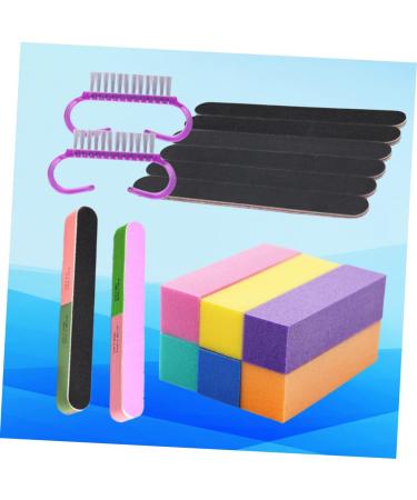 DOITOOL 2 Sets Mini Nail Brush Sanding Stripe Polishing Buffers Manicure Tools Professional Nail Files Gel Nail Polishes Nail Care Kit Nail Buffer Nails Gel Kit Pedicure Brush King - Buy Online on GoSupps.com