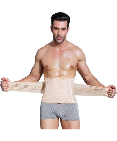 Adjustable Double Pull Lumbar Brace Lower Back Belt Black Breathable Back Support Belt Posture Corrector for Women Men Unisex Adults (Color : Beige Size : Medium) (Beige Large) (Beige X)