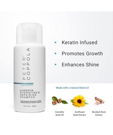 Peter Coppola a-Keratin Shampoo & Conditioner Duo - Hydrating Strengthening and Repairing for Soft Shiny Hair - 10 oz - International Shipping - Buy Online on GoSupps.com