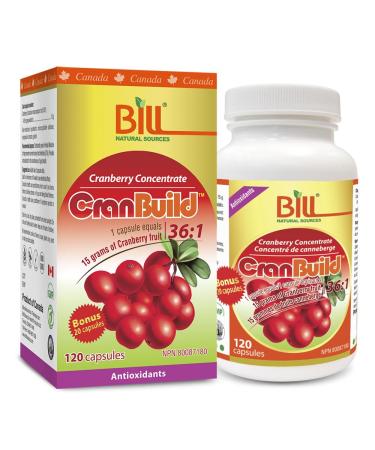BILL Natural Sources CranBuild 416mg 120 capsules
