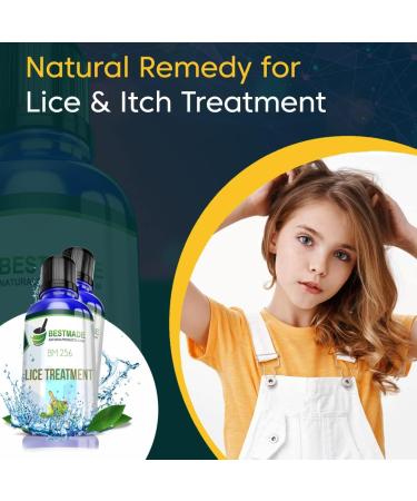 Lice Treatment Natural Remedy BM256 - Anti-Lice Supplement for Lice Removal & Itch Relief - Buy Online on GoSupps.com