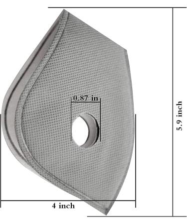 36 PCS Activated Carbon Filters | 5-Layer Replacement Filters for Face Masks | Anti-Dust & Protective Shield for Cycling | Outdoor Activities - Buy Online on GoSupps.com