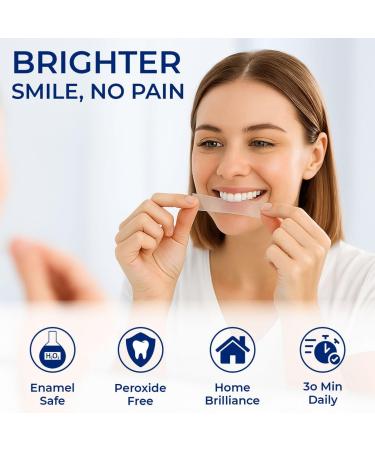 Lot de 42 bandes de blanchiment des dents sans peroxyde - Saveur menthe - N'ab me pas l' mail - Buy Online on GoSupps.com