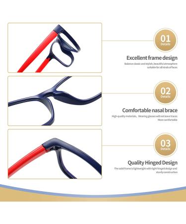 Kids Anti-Blue Light Glasses for Boys and Girls | Protect Eyesight | Red Frame - Buy Online on GoSupps.com