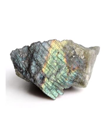 1PC 10-60g Beautiful Labradorite Colorful Rough Gemstone Flash Raw Minerals Gift Reiki Crystal Stones Suitable for Home FUZEGRDLI (Size : 40-60g)