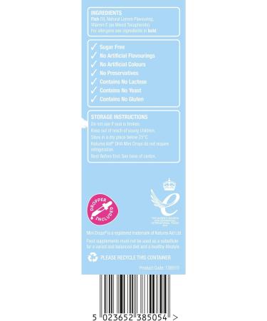 Natures Aid DHA Omega-3 Mini Drops for Infants & Children - Sugar Free 50ml - Buy Online on GoSupps.com