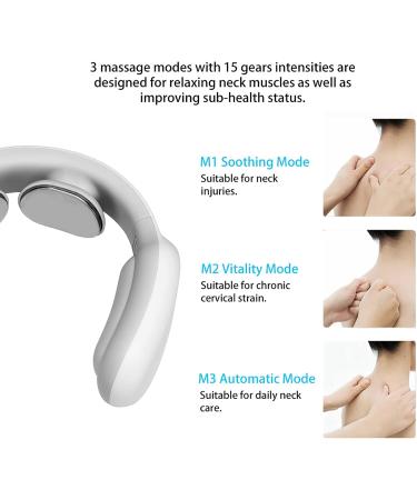 Intelligent Neck Massager | Electric Shoulder & Neck Massage Device with Remote Control | Portable Relief for Men & Women - Buy Online on GoSupps.com
