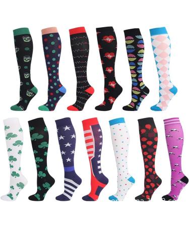 Jilibaba Compression Socks for Men & Women | Winter Knee High Sports Socks for Fitness Running & Travel - Buy Online on GoSupps.com