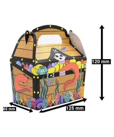 Golden Milk Chocolate Coins & Pirate Treasure Box | Perfect Children's Birthday Gift - 100g Set - Buy Online on GoSupps.com