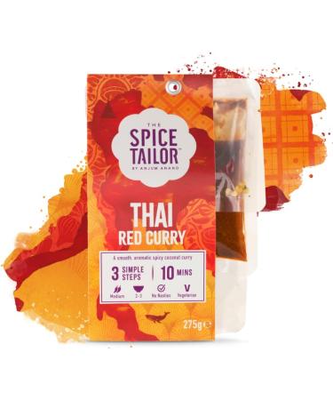 The Spice Tailor - Asian & Indian Curry Sauce Variety Pack Including Thai Green Thai Red Butter Chicken Tikka Masala Korma Curries & Classic Daal Vegetarian - Takeaway Bundle - Buy Online on GoSupps.com