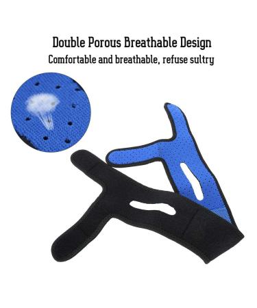 Anti Snoring Chin Strap - Unisex Jaw Support Belt for Snore Reduction and Comfortable Sleep Aid - 26 x 1.6inch - Buy Online on GoSupps.com