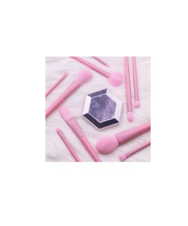 13-Piece Pink Makeup Brush Set | Non-Irritating Synthetic Fiber Eyeshadow Brushes for Flawless Application - Shop Internationally - Buy Online on GoSupps.com