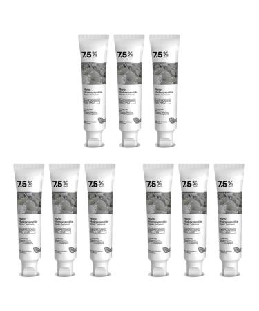 ARVALOLET Hydroxyapatite Toothpaste without fluoride for a white smile natural dental care against discoloration deep cleaning 9 pieces