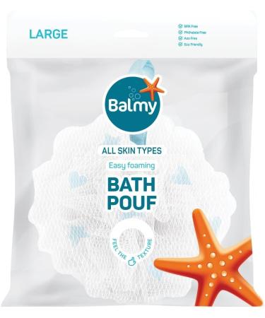 Balmy Naturel Bath Pouf Xtra Foam Large