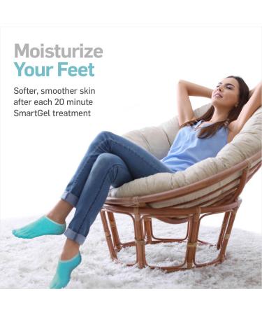 NatraCure 5-Toe Gel Moisturizing Socks - Size Medium (Pack of 1) | Hydrating Solution for Dry Feet, Cracked Heels, Calluses & Rough Skin - Buy Online on GoSupps.com