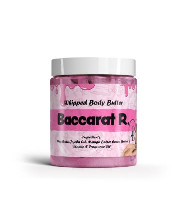 Jersey Botanical - Baccarat Rogue Type Whipped Body Butter 8oz. With Shea Butter Mango Butter Cocoa Butter Creamy Natural Smooth Long-lasting Intense Moisturizer
