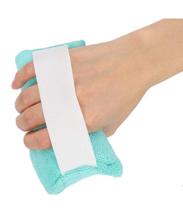 Palm Grip Protector - Hand and Finger Contracture Cushions - for Arthritis Skin Breakdown Exercise Strength - Comfortable Elastic Band Sized for Men and Women - Stroke Patient Recovery(green)