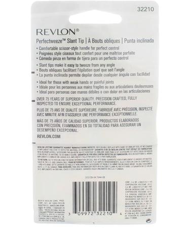 Revlon Perfectweeze Tweezer Slant Tip 1 ea (Pack of 4) - Precision Slant Tip Tweezers - Buy Online on GoSupps.com