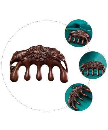 Minkissy Wooden Massage Comb | Meridian Head Kamm | Broad Tooth Hair Massager for Chinese Massage Tools - International Shipping Available - Buy Online on GoSupps.com