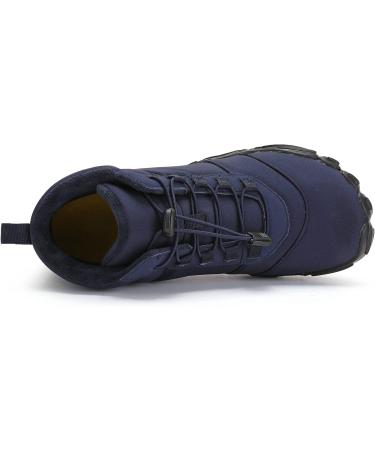 Waterproof Barefoot Shoes Winter Pro 2.0 | Unisex Minimalist Trail Guides for Men & Ladies | Outdoor Footwear in Blue (EU Size 36) - Buy Online on GoSupps.com