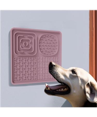 Buy Aodaliy Silicone Pet Lick & Leak Mat - BPA-Free Dog & Cat Shower Mats in Blue & Pink - Perfect for Mess-Free Grooming! - Buy Online on GoSupps.com
