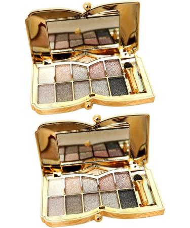FOMIYES 2pcs Eye Shadow Palettes Eyeshadow Pallete Eyeshadow Palette Set Pearlescent 1 count (Pack of 1) As Shownx2pcs - Buy Online on GoSupps.com
