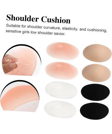 Goohochy Non-Slip Silicone Shoulder Strap Pads - 4 Pairs Invisible Cushions for Enhanced Comfort & Support - Buy Online on GoSupps.com