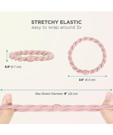COZEASY 12 pcs Assorted Elastic Hair Ties - Gentle Hold Ponytail Holders for Thick and Curly Hair (Multicolor 17) - Buy Online on GoSupps.com