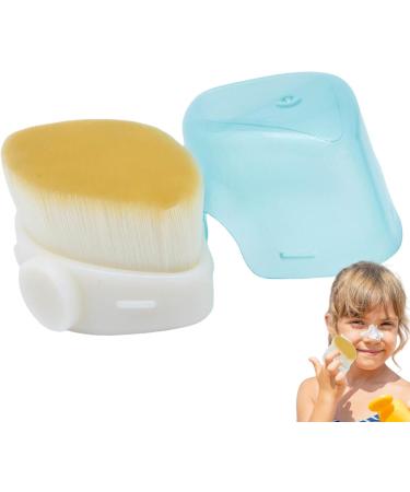 Sunblock Brush - Precise Control Foundation Brush for Sunscreen with Quick-Drying Fiber Bristles Cosmetic Brushes for Liquid Foundation Contour Beige - Buy Online on GoSupps.com