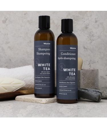 Westin White Tea Aloe Shampoo & Conditioner Set - 8oz Bottles - Signature Scent - Hotel Amenity - Buy Online on GoSupps.com