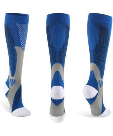 PSOWQ Compression Socks for Men & Women - Medical 20-30mmHg Circulation Support - 3 Pairs L-XL - Buy Online on GoSupps.com