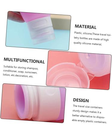 minkissy 2 Sets Travel Bottle Shampoo Travel Container Travel Containers Travel Lotion Container Toiletry Bottle Travel Toiletries Refillable Container Oil Pump Bottle Head: Plastic Liquid - Buy Online on GoSupps.com
