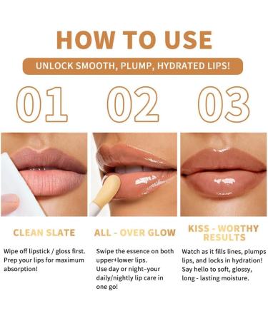  SONGVISON Honey lip oil with moisturizing formula for a glossy finish deeply moisturizes and nourishes dry lips non-sticky and comfortable long lasting - Buy Online on GoSupps.com