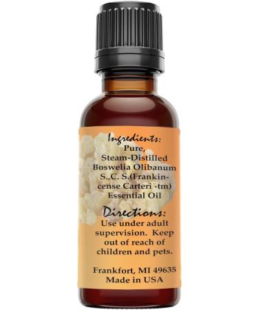 Frankincense Essential Oil 30ml - 100% Pure Therapeutic Grade for Meditation & Aromatherapy | Creation Pharm Olibanum - Buy Online on GoSupps.com