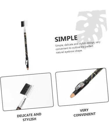 Didiseaon 28 Pcs Two-in-one Eyebrow Pencil Makeup Pencils with Eyebrow Comb Wooden Portable Woman Eyeliner - Buy Online on GoSupps.com