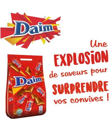 Daim - Milk Chocolate Caramel and Almond Sweets - Individual Packaging - Pack of 24 Sachets (140 g) - Buy Online on GoSupps.com