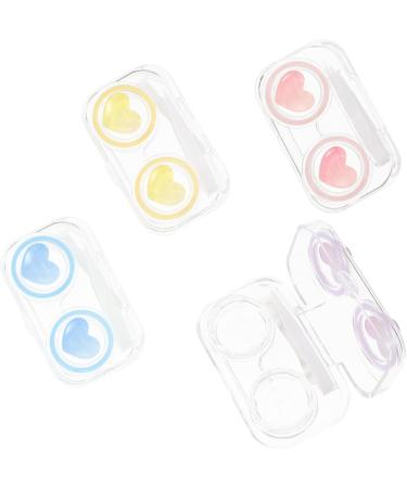 Partykindom 8-Pack Transparent Contact Lens Cases - Portable Storage Containers for Travel & Eyelid Solution - Buy Online on GoSupps.com