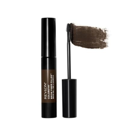 Revlon ColorStay Brow Fiber Filler Waterproof and Volumizing Waterproof Eyebrow Gel 305 Dark Brown 6.5 g dark brown