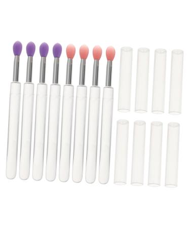 8pcs Silicone Lip Brush Make up Eyeshadow Lipstick Brush Lip Mask Applicator Eyeshadow Brush Silicone Makeup Applicator