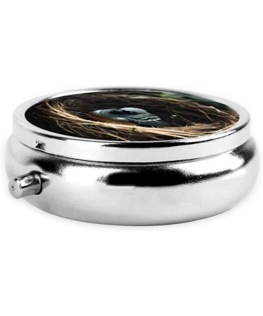 Little Bird Nestround Pill Box - 3 Compartment Portable Travel Organizer for Medications - Buy Online on GoSupps.com